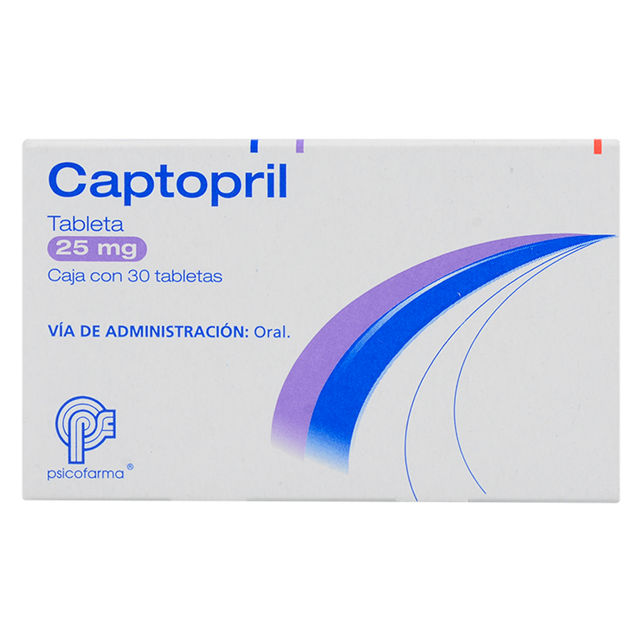 CAPTOPRIL 25MG 30TABS