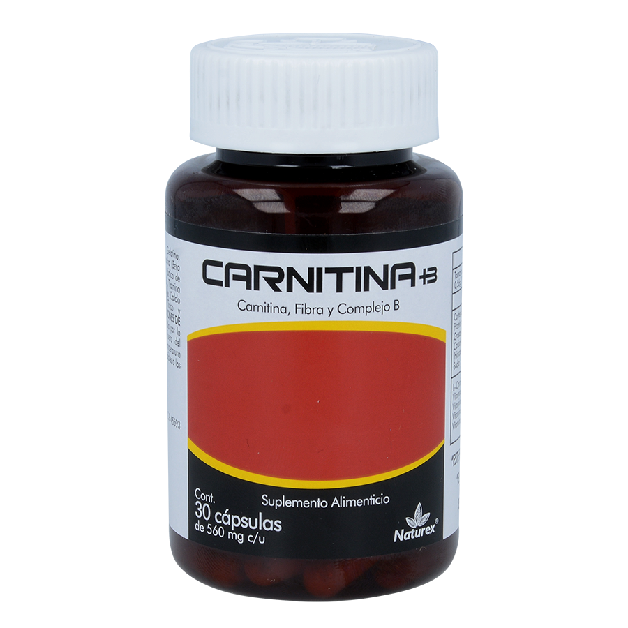 CARNITINA +B (CARNI/FIBRA/COMP B) 30CAPS