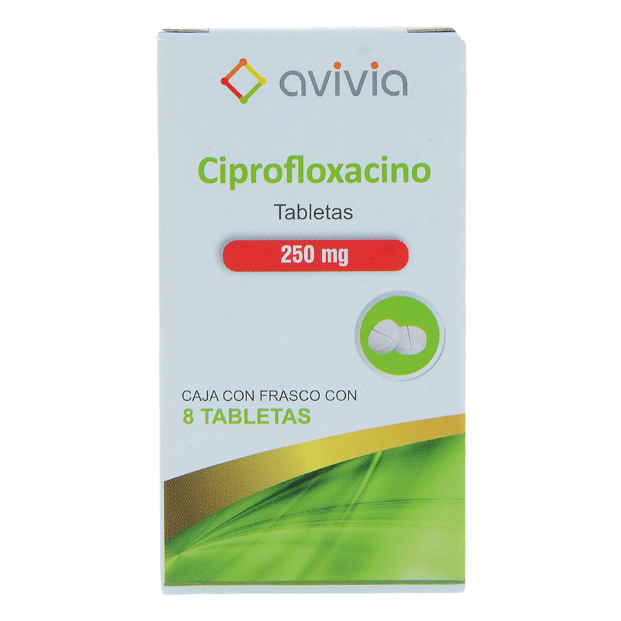 CIPROFLOXACINO 250MG 8TAB