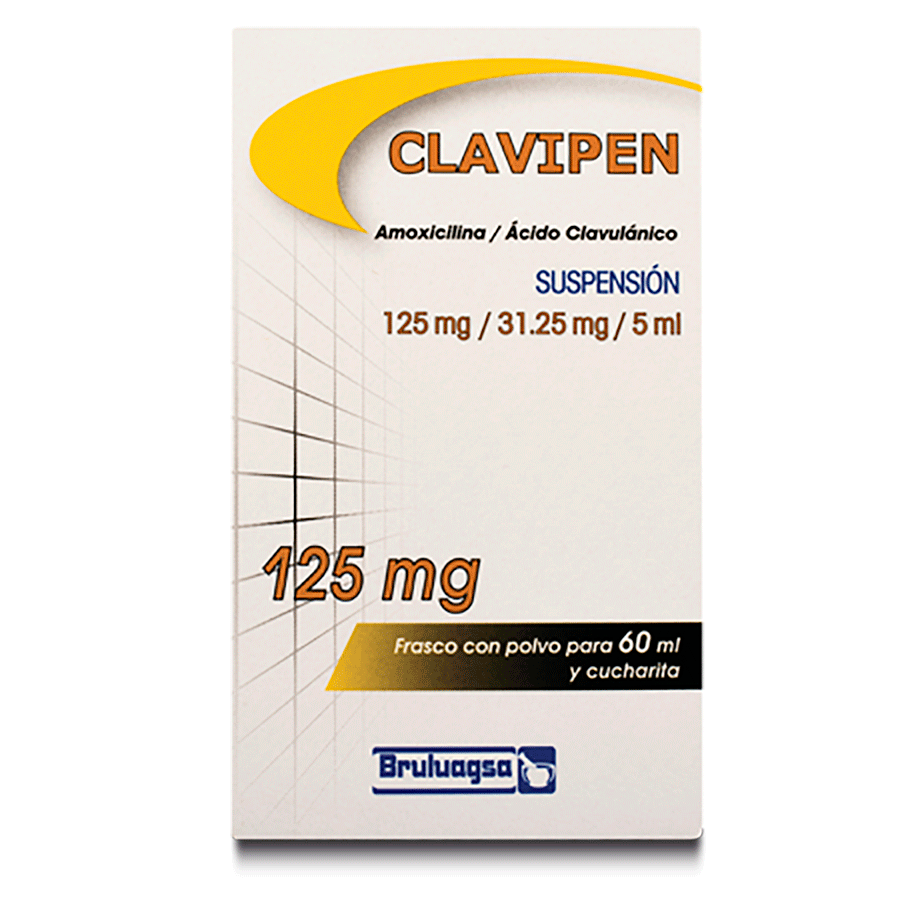 CLAVIPEN (125MG/31.25MG/5ML) SUSP 60ML