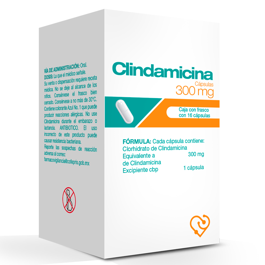 CLINDAMICINA 300MG 16CAPS