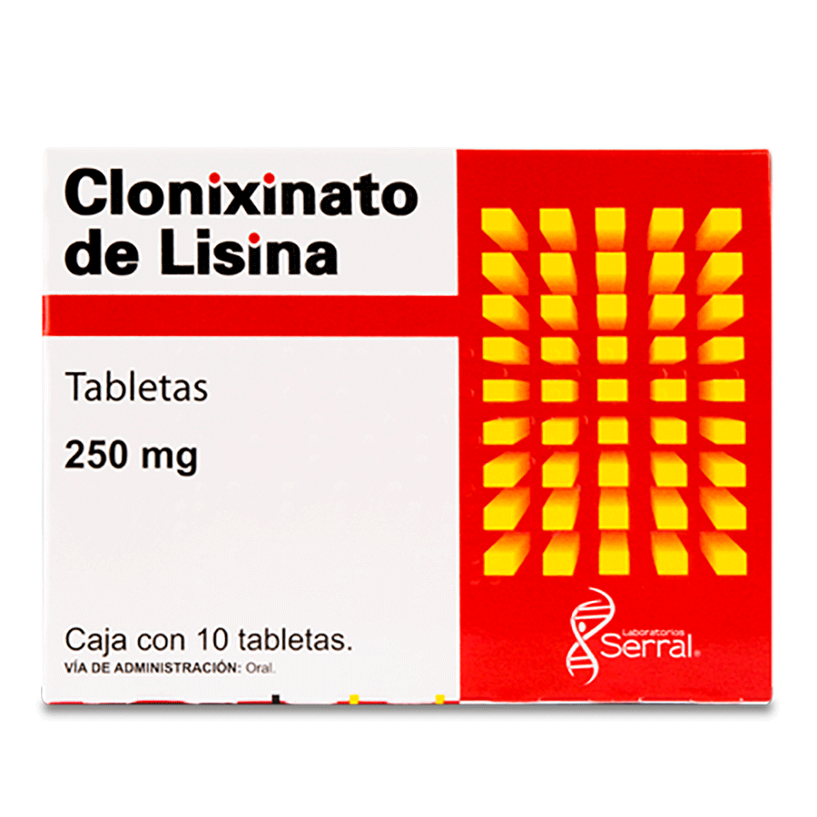 CLONIXINATO DE LISINA 250MG 10TABS