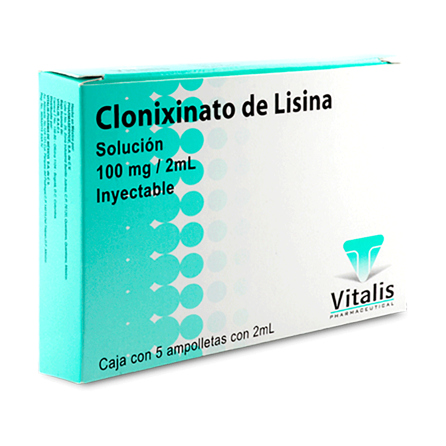 CLONIXINATO DE LISINA 100MG/2ML 5AMP SOL