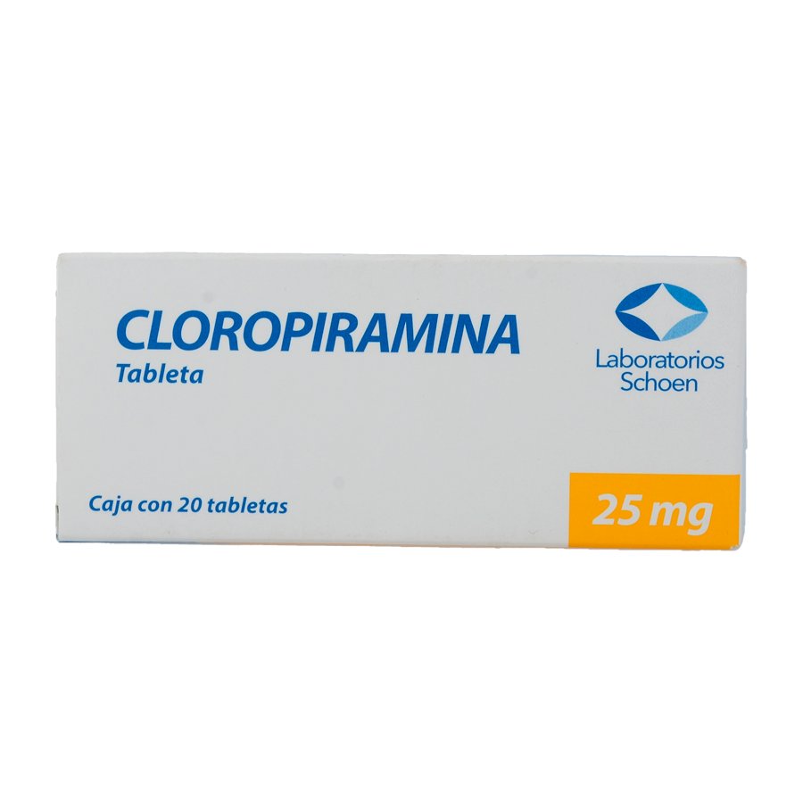 CLOROPIRAMINA 25MG 20TABS