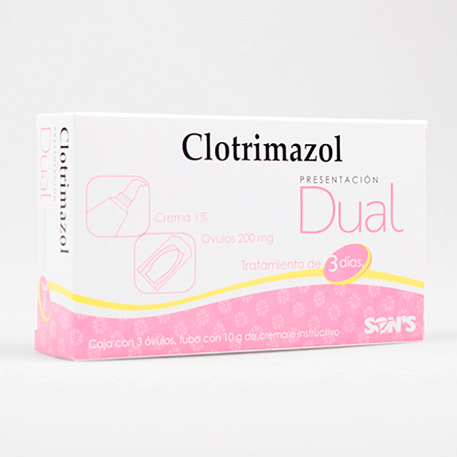 CLOTRIMAZOL OVU 200MG/1G-CREMA 1% 3 OVU- 10G