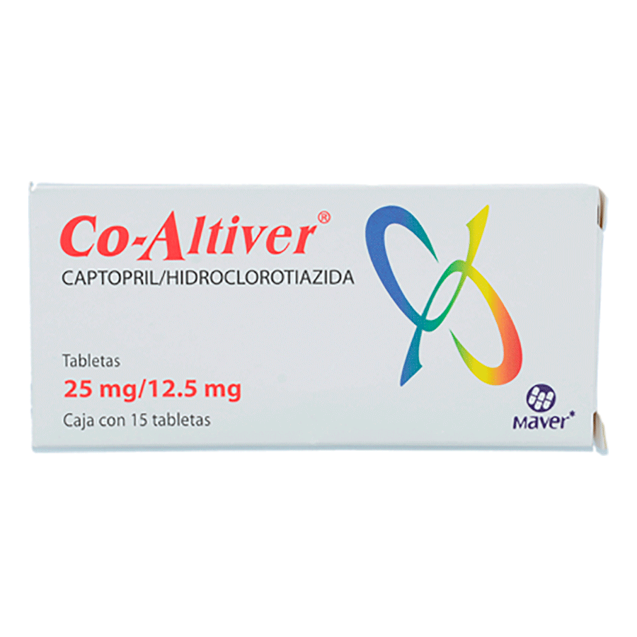 CO-ALTIVER (25MG/12.5MG) 15TABS