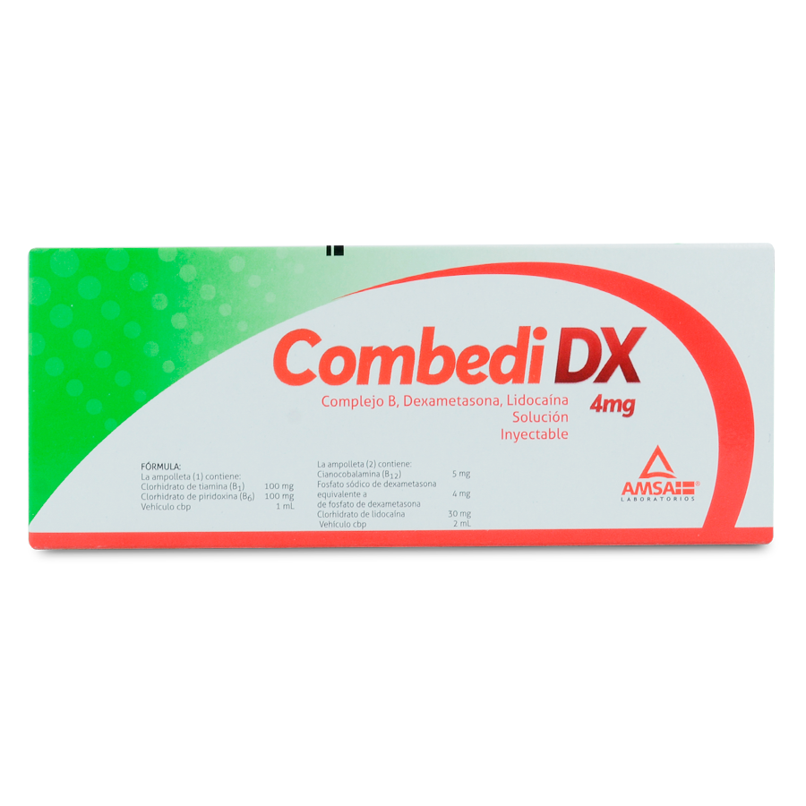 COMBEDIDX 4MG 3AMP SOL