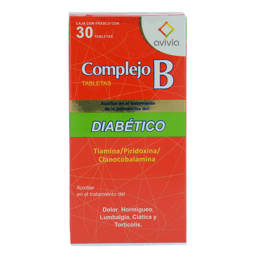 COMPLEJO B DIABETICO 30 TABS