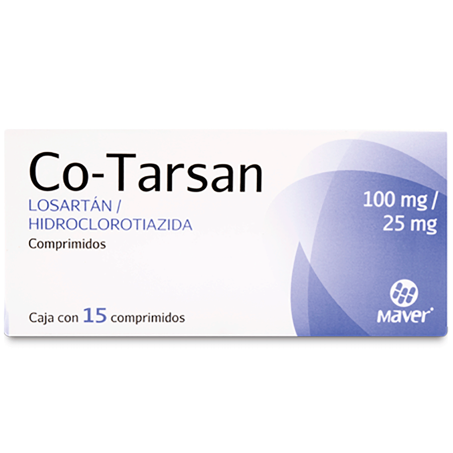 CO-TARSAN (100MG/25MG) 15COMP