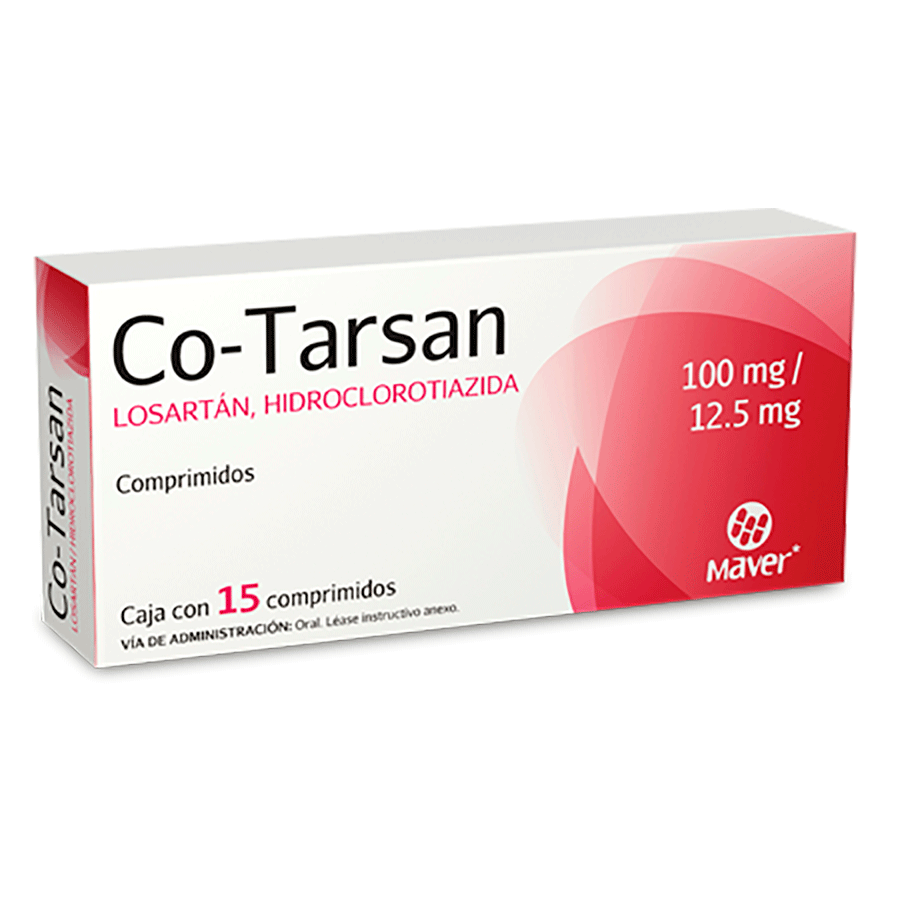 CO-TARSAN (100MG/12.5MG) 15 COMP