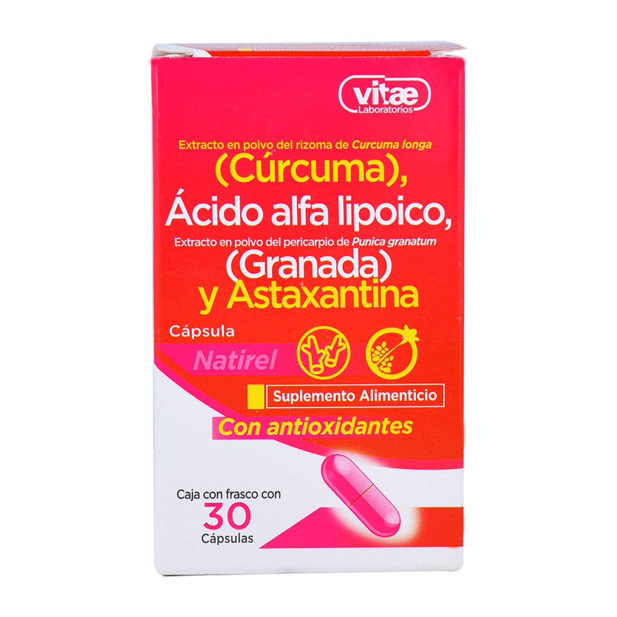 CURCUMA/GRANADA/ASTAXANTINA 30 CAPS