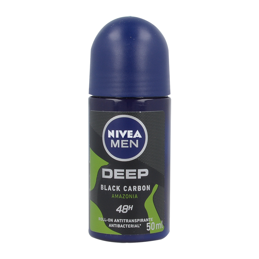 DESODORANTE DEEP BLACK CARBON AMAZONIA 50ML ROLLON