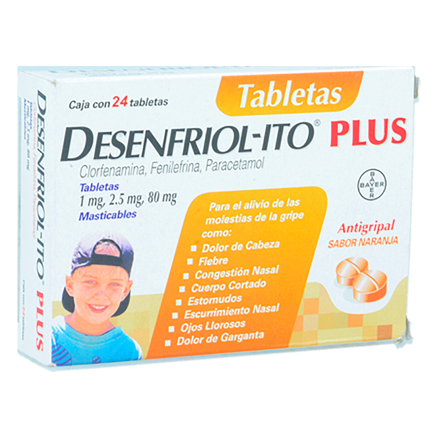 DESENFRIOL-ITO PLUS 24 TABS