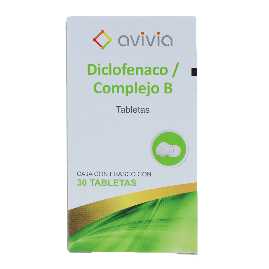 DICLOFENACO/COMPLEJO B 30CAPS