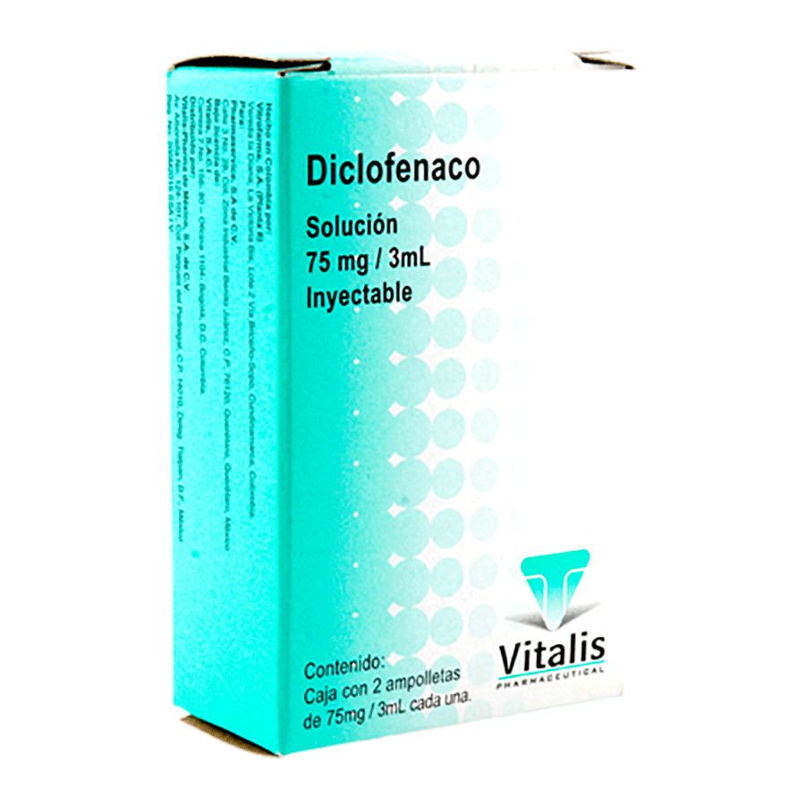 DICLOFENACO 75MG/3ML SOL INY 2AMP