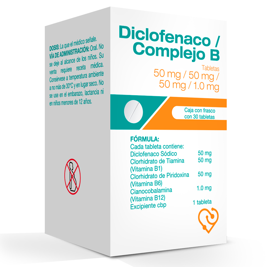 DICLOFENACO/COMPLEJO B 30TABS