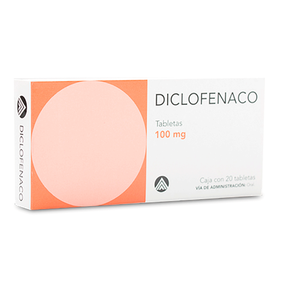 DICLOFENACO 100MG 20TABS