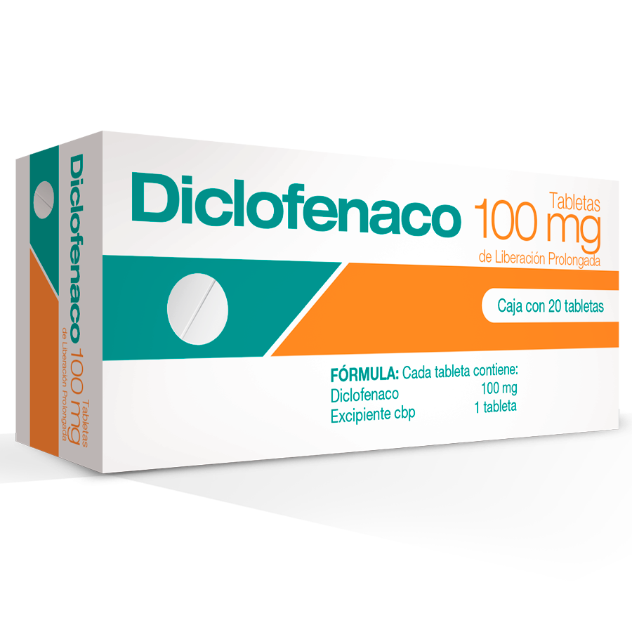 DICLOFENACO 100MG 20TABS