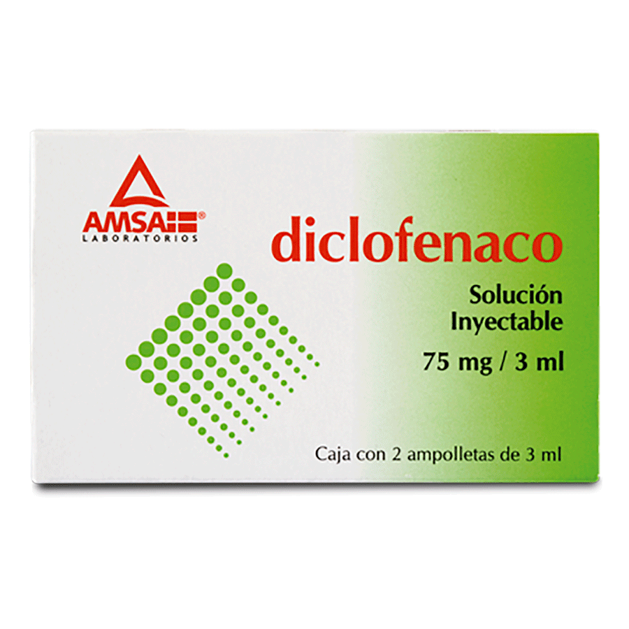 DICLOFENACO 75MG/3ML SOL 2AMP