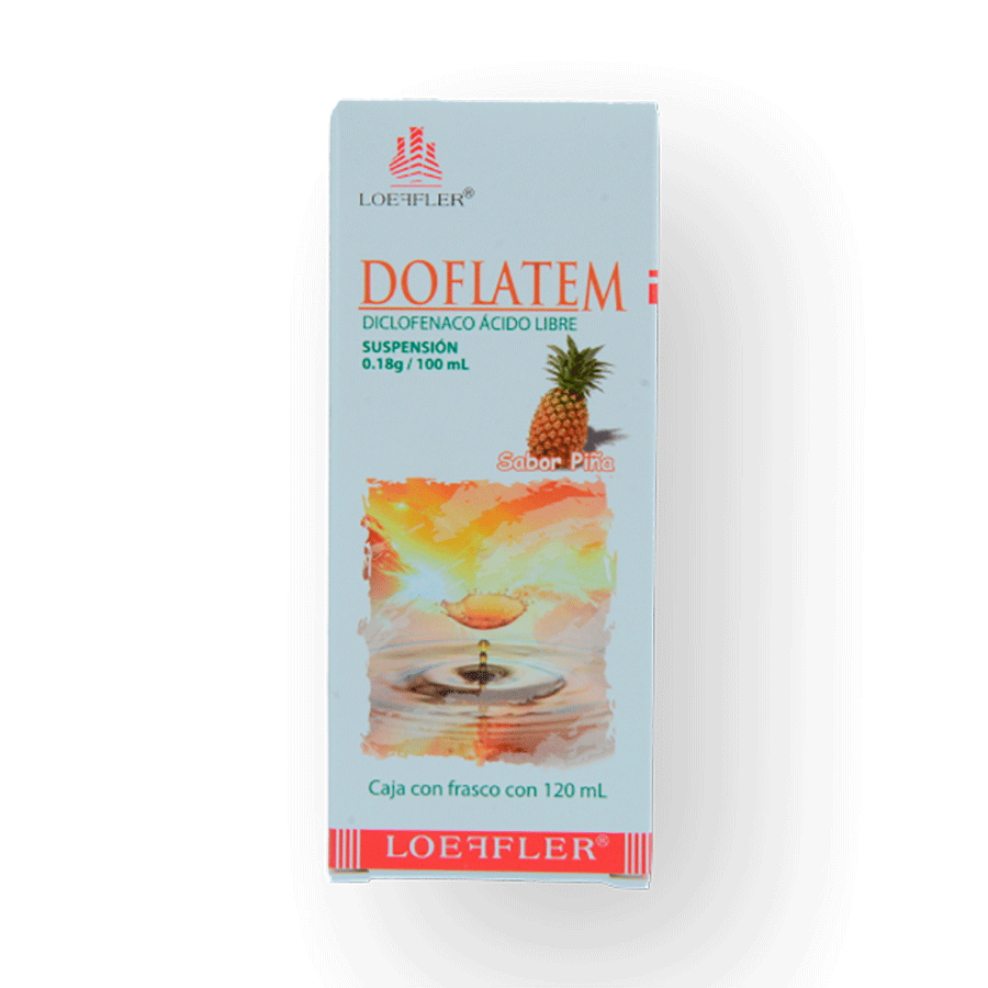 DOFLATEM (180MG/100ML) 120ML SUSP