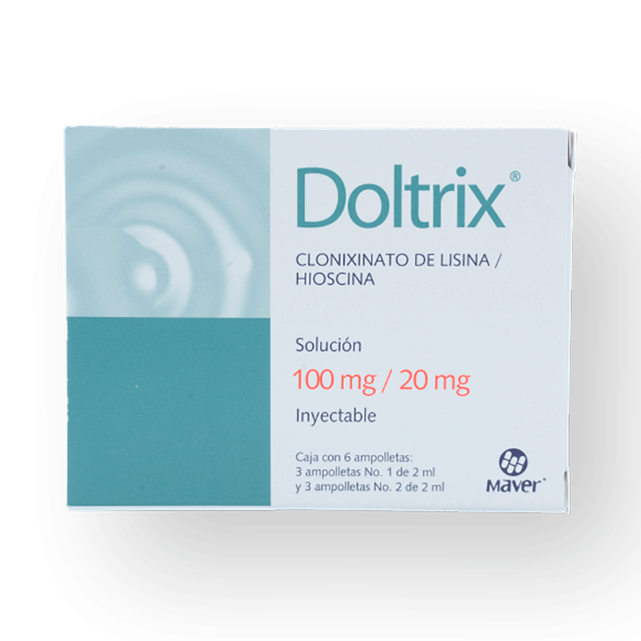 DOLTRIX (100MG/20MG) 6AMP SOL