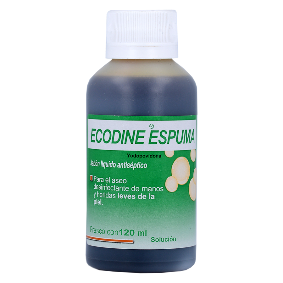 ECODINE ESPUMA 120ML SOL