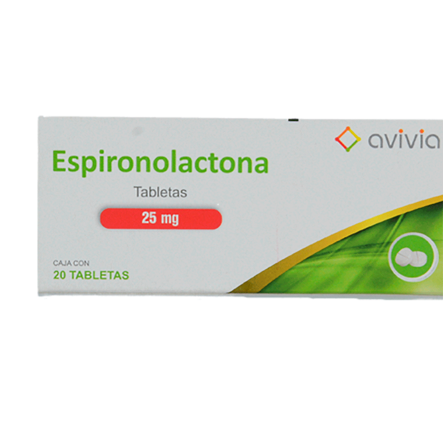 ESPIRONOLACTONA 25MG 20TABS