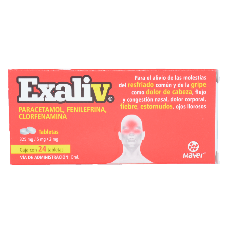 EXALIV (325MG/5MG/2MG) 24TABS