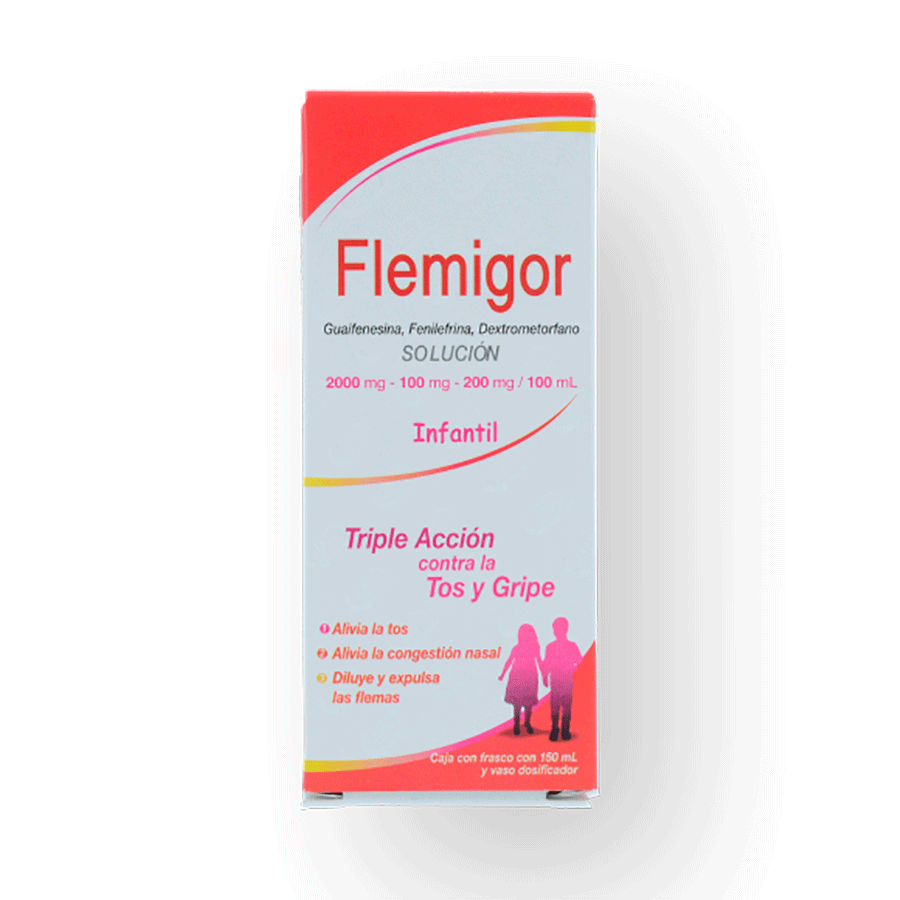 FLEMIGOR INFANTIL (2000MG/100MG/200MG/100ML) 150ML SOL