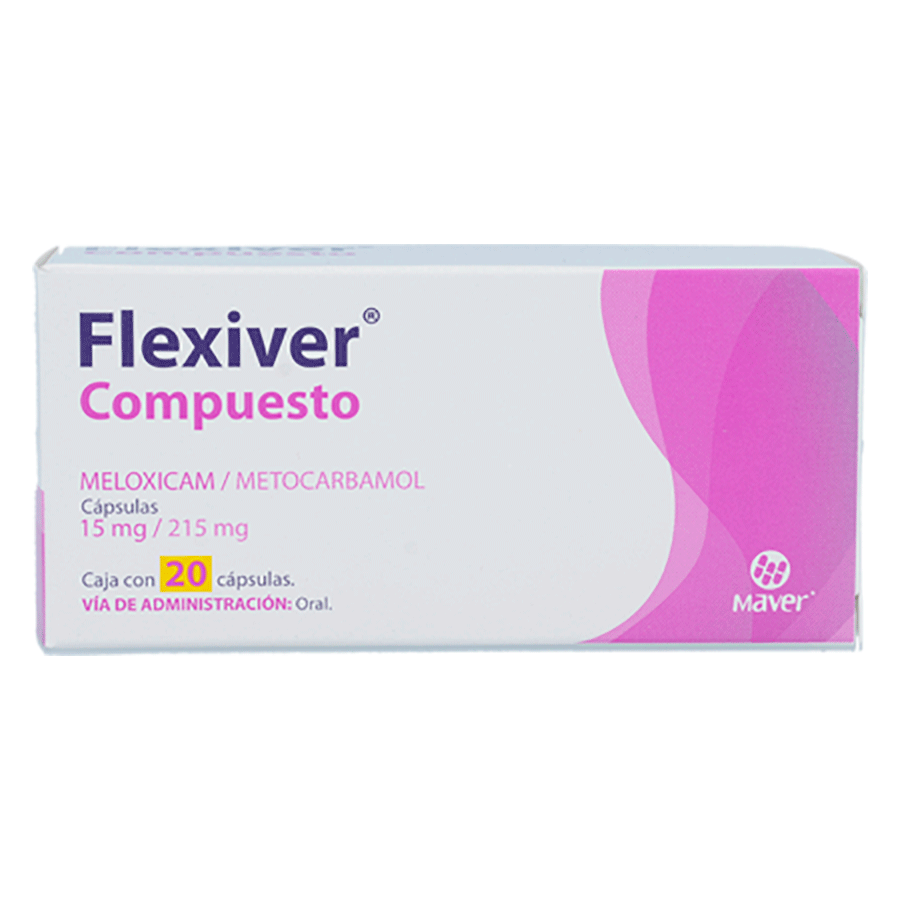 FLEXIVER COMPUESTO (15mg/215mg) 20CAPS