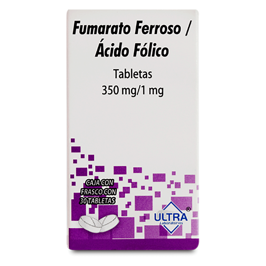 FUMARATO 350MG/1MG 30TABS