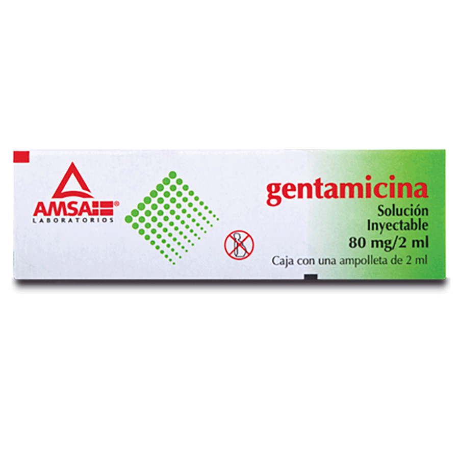 GENTAMICINA 80MG/2ML 1AMP SOL