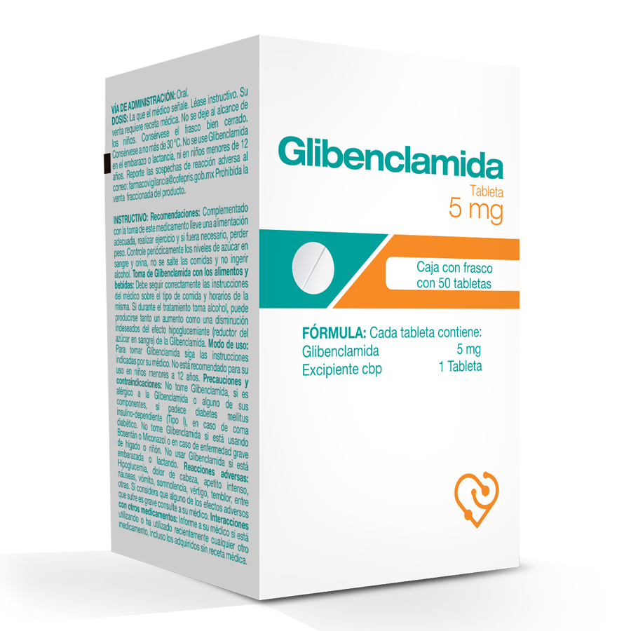 GLIBENCLAMIDA 5MG 50TABS