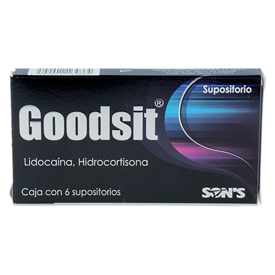 GOODSIT (60MG/5MG) 6 SUP