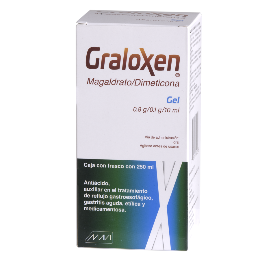 GRALOXEN (0.8G/0.1G) 250ML GEL