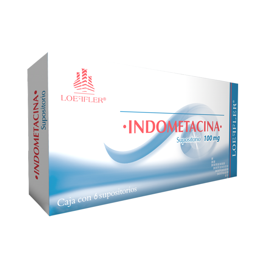 INDOMETACINA 100MG CAJA C/6 SUPOSITORIOS