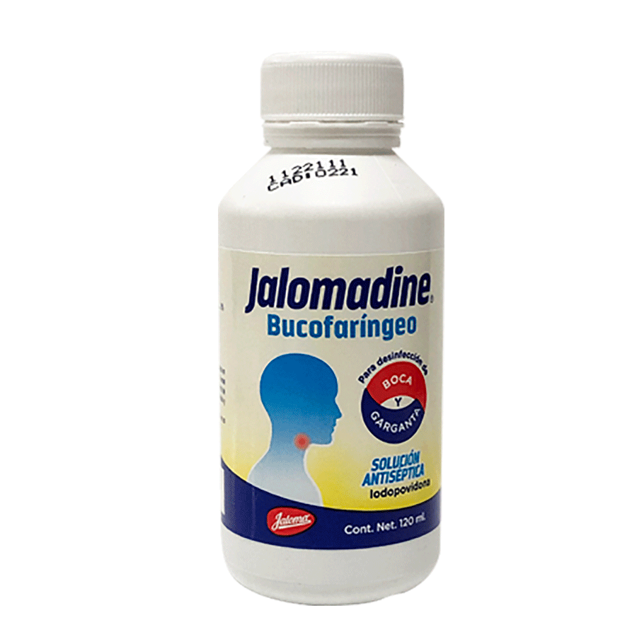 JALOMADINE BUCOFARINGEO (8G/100ML)120ML SOL