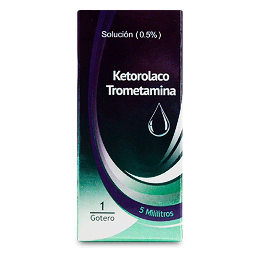 KETOROLACO TROMETAMINA 5% 5ML SOL