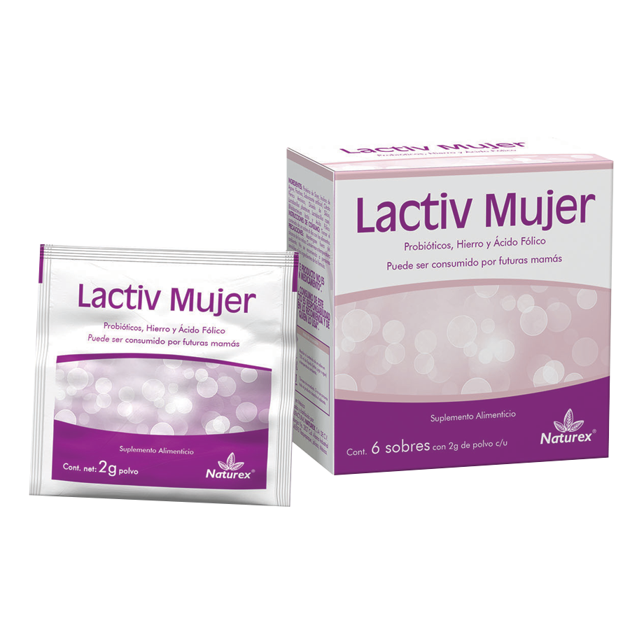 LACTIV MUJER 2G POL 6 SOBRES