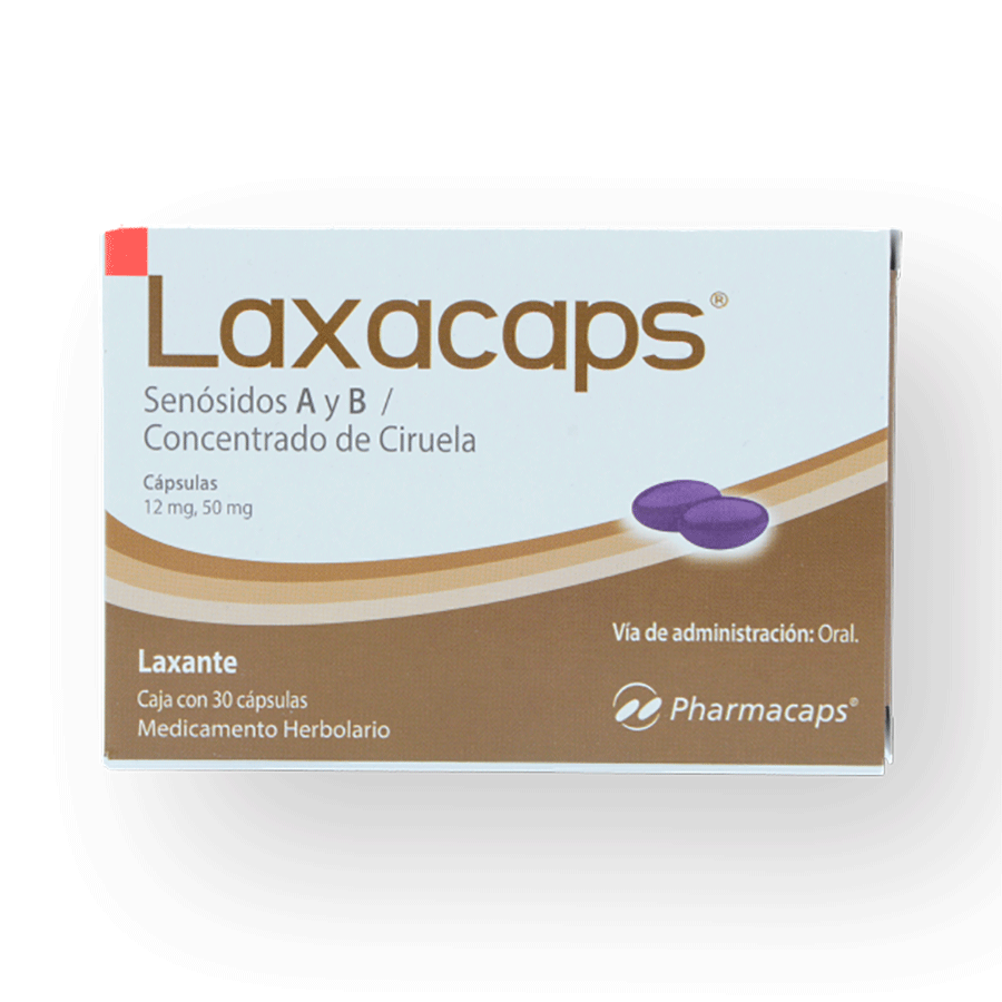 LAXACAPS (12MG/1MG) 30TABS