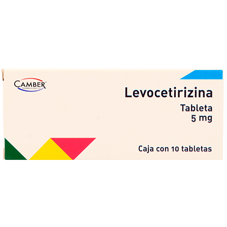 LEVOCETIRIZINA 5MG 10TABS