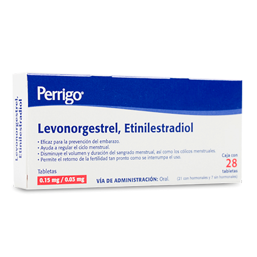 LEVONORGESTREL 0.15MG/0.03MG 28TAB