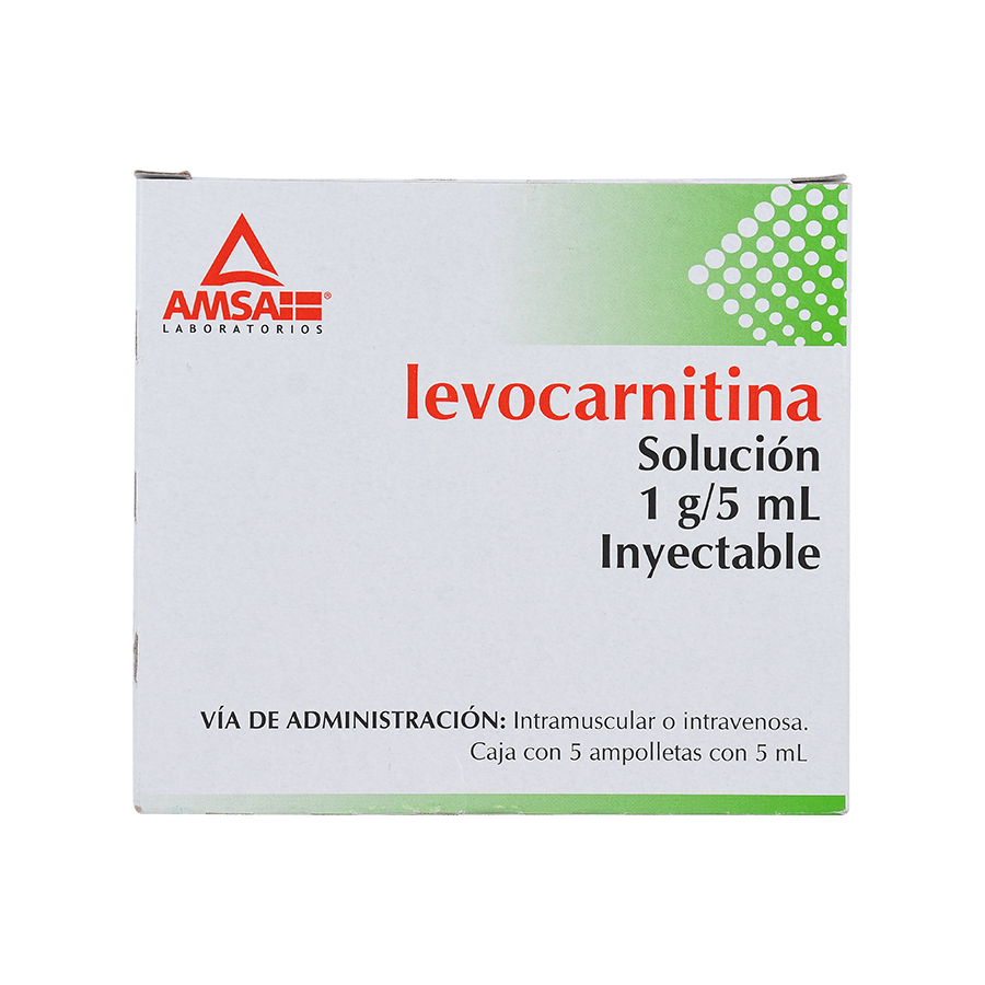 LEVOCARNITINA 1G/5ML 5AMP SOL