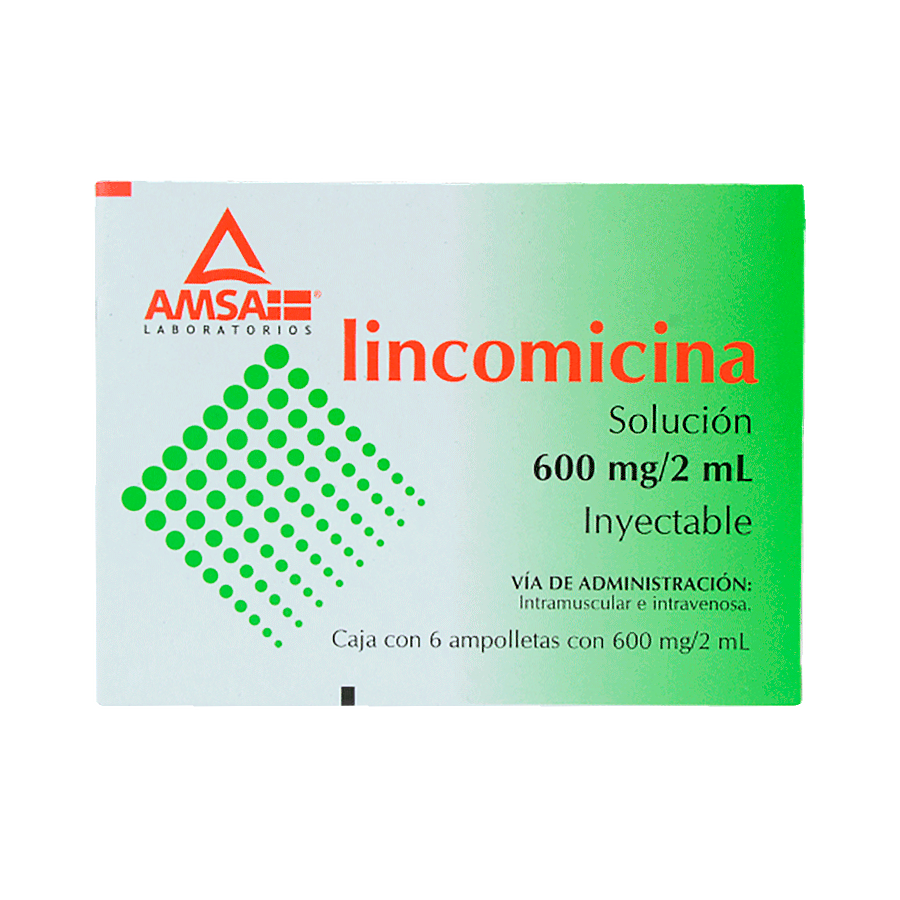 LINCOMICINA 600MG/2ML SOL 6AMP