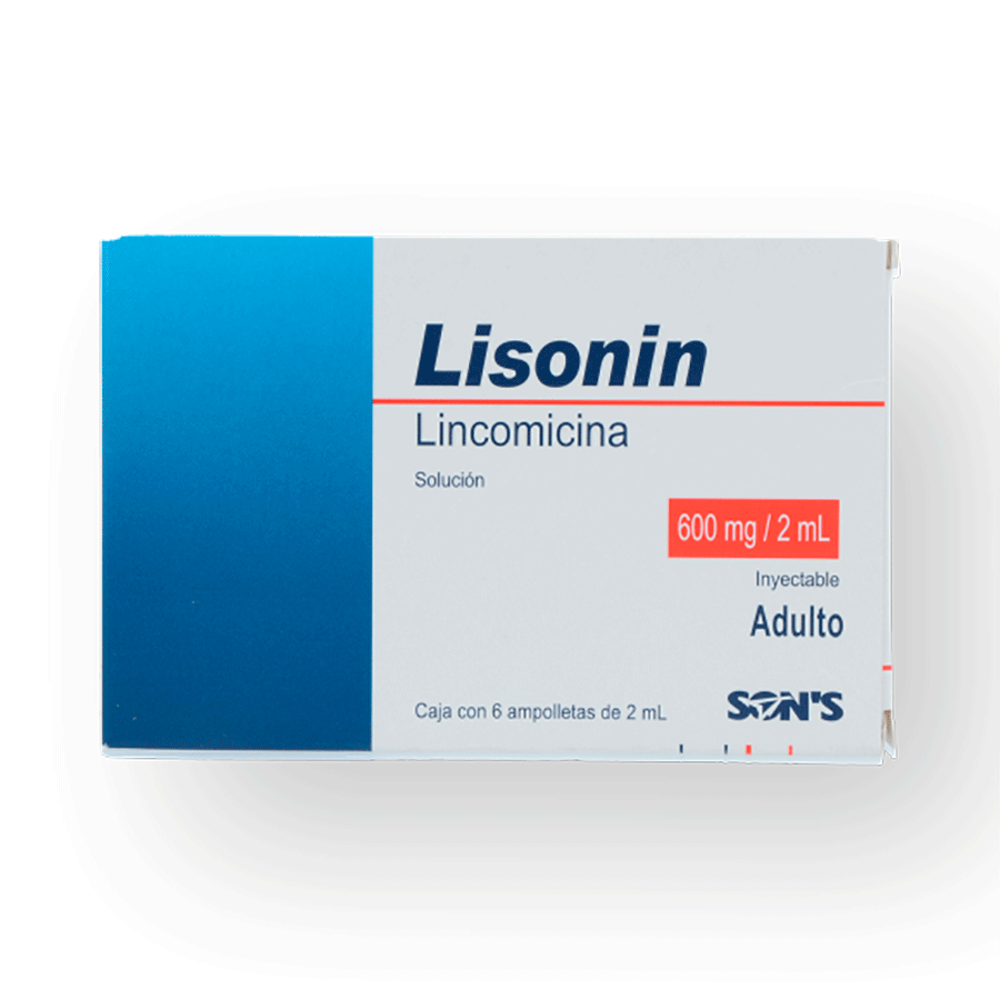 LISONIN ADULTO (600MG/2ML) 6AMP SOL