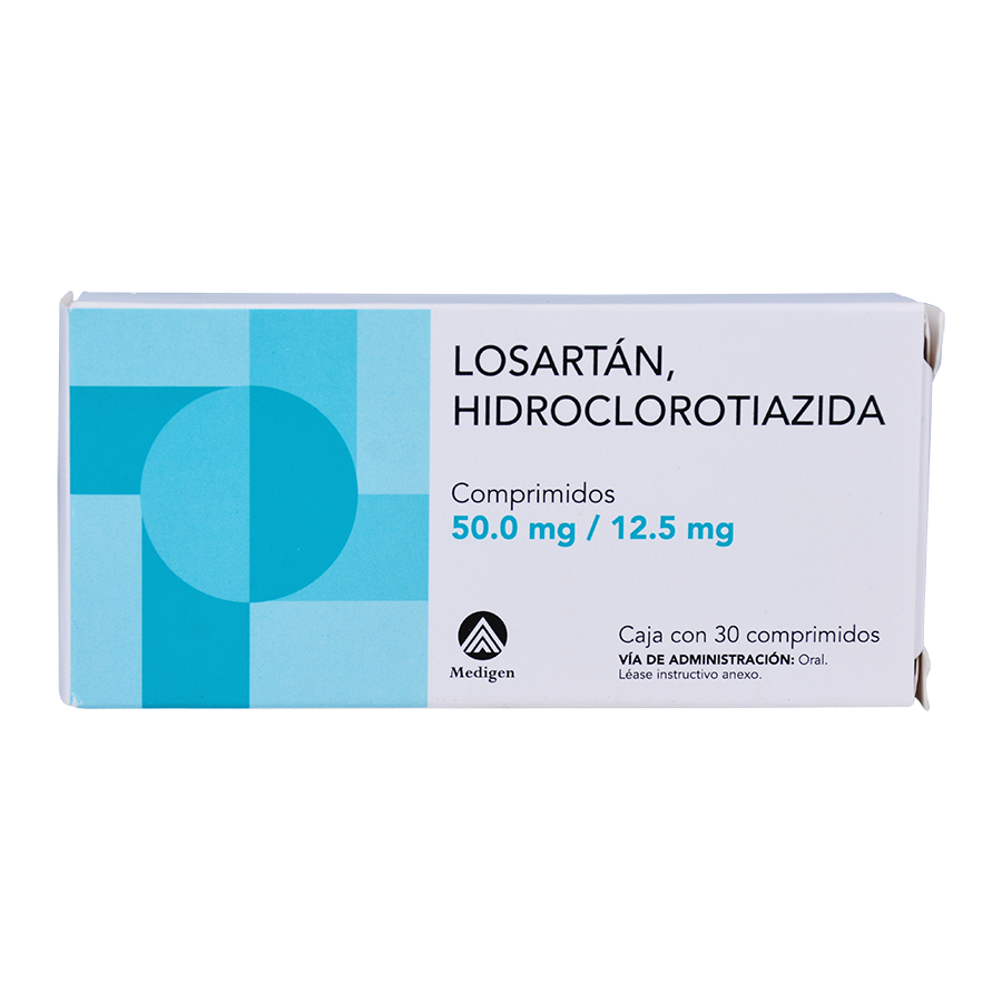 LOSARTAN/HIDROCLOROTIAZIDA 50MG/12.5MG 30COMP