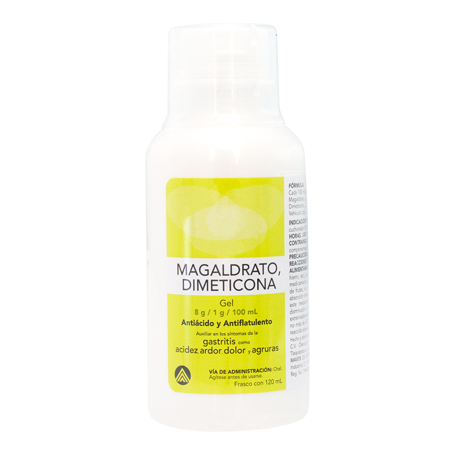 MAGALDRATO/DIMETICONA 8/1/100ML 120ML GE