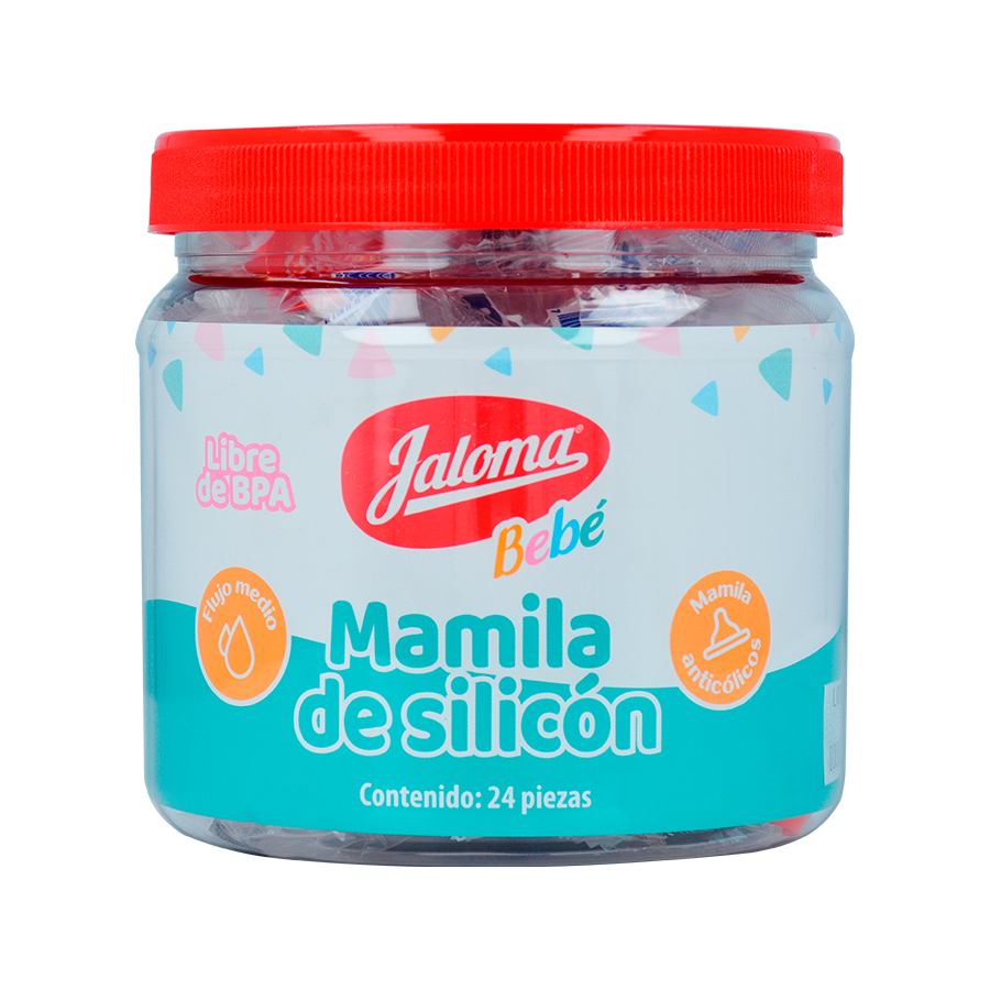 MAMILA SILICON ESPECIAL VITROLERO 24PZAS