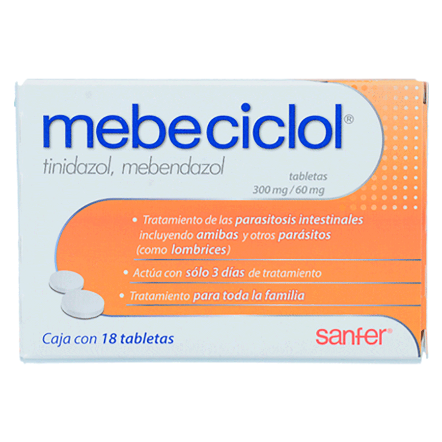 MEBECICLOL (300MG/60MG) 18TABS