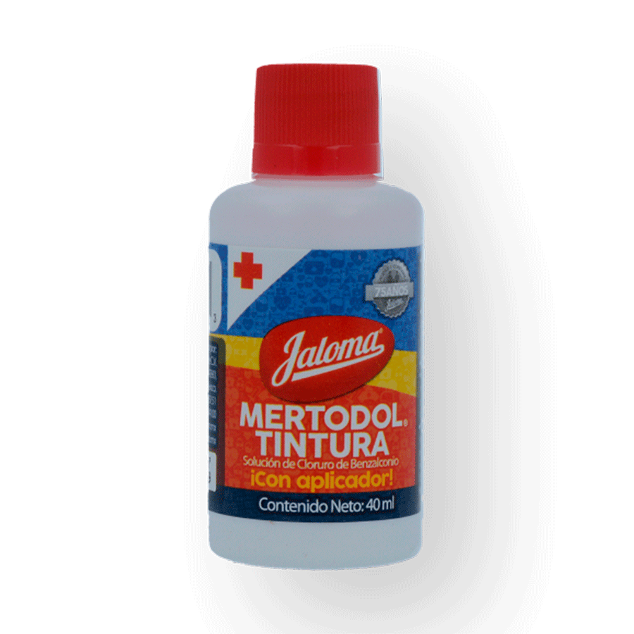 MERTODOL ROJO 40ML SOL